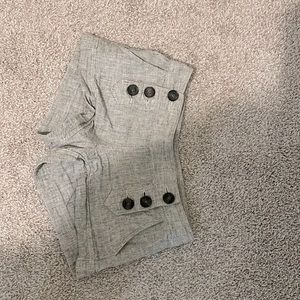 Light weight loose fitting grey shorts perfect for summer size 0